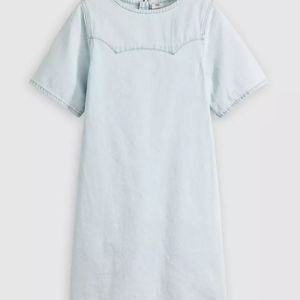Levi's Light Blue Casual Tee Dress Sz: L NWT - Picture 5 of 12